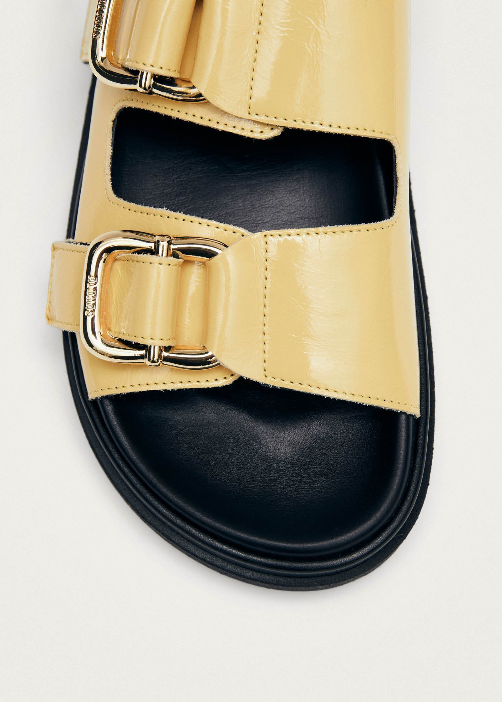 Harper Vanilla Patent Leather Sandals
