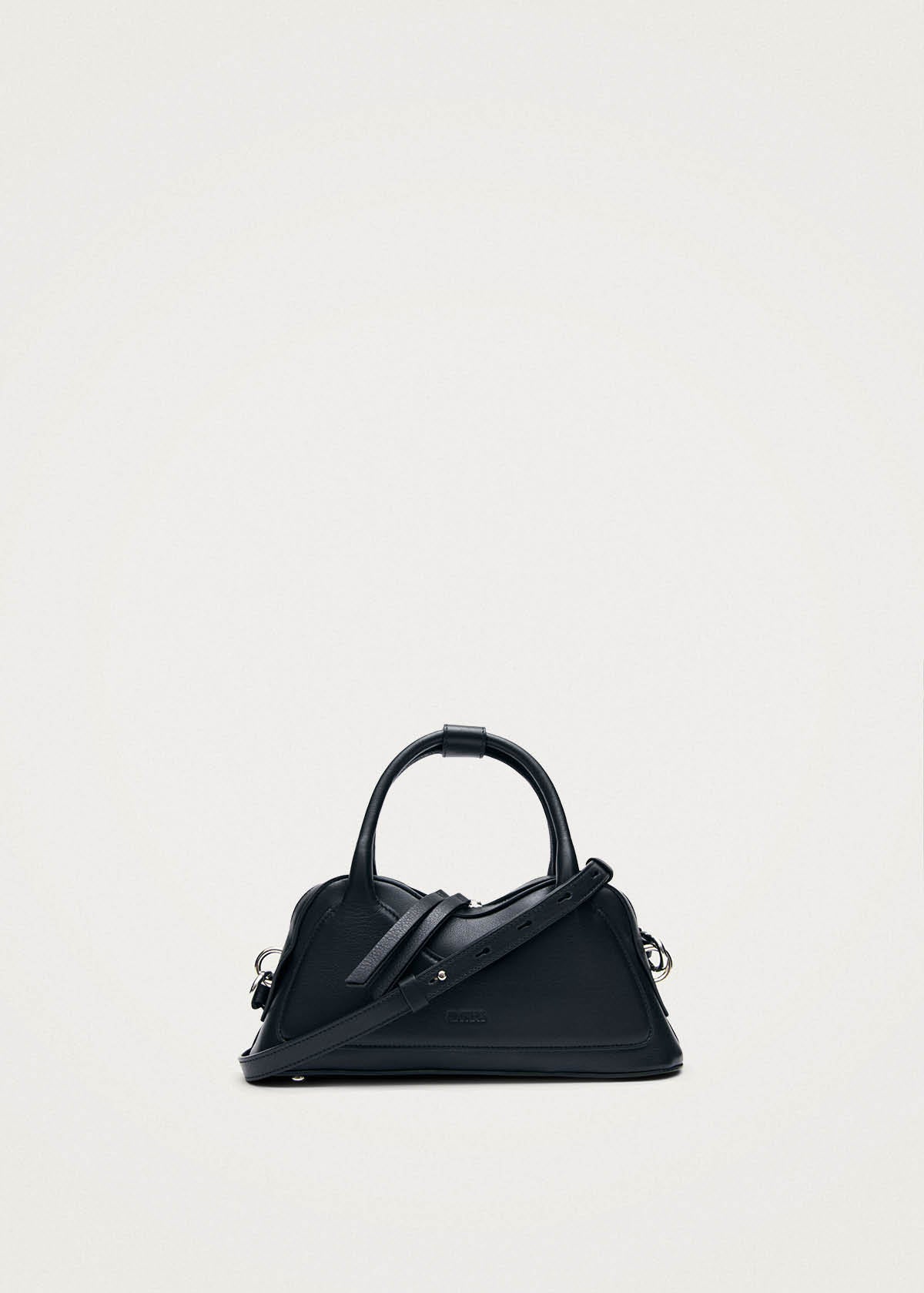 Hilma Mini Vinyl Black Leather Bag