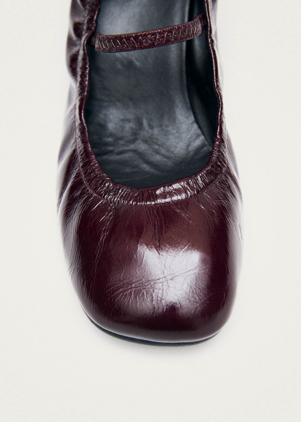 Rhiane Patent Burgundy Leather Pumps