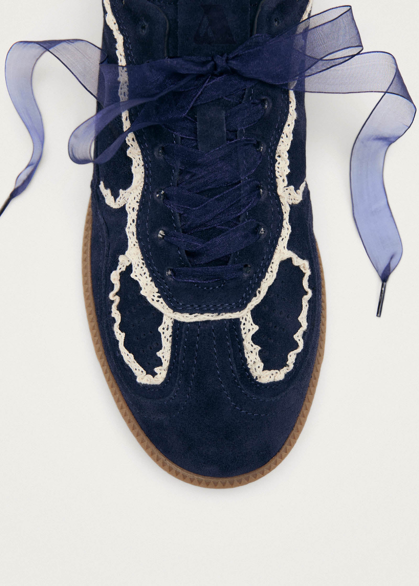 Tb.490 Crochet Navy Leather Sneakers