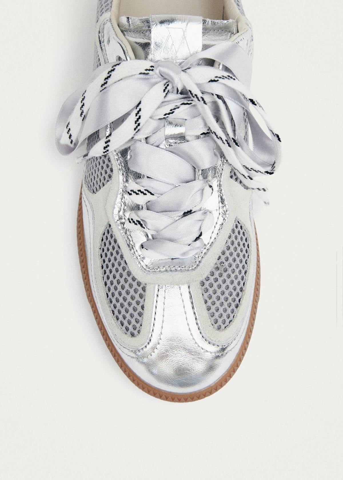 Tb.490 Mesh Silver Sneakers
